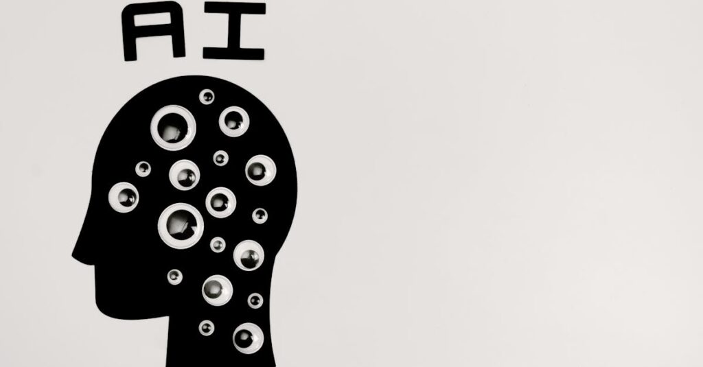 Conceito visual de inteligência artificial aplicada ao Instagram em 2025