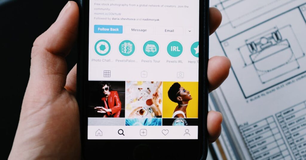 Imagem conceitual mostrando seguidores falsos no Instagram