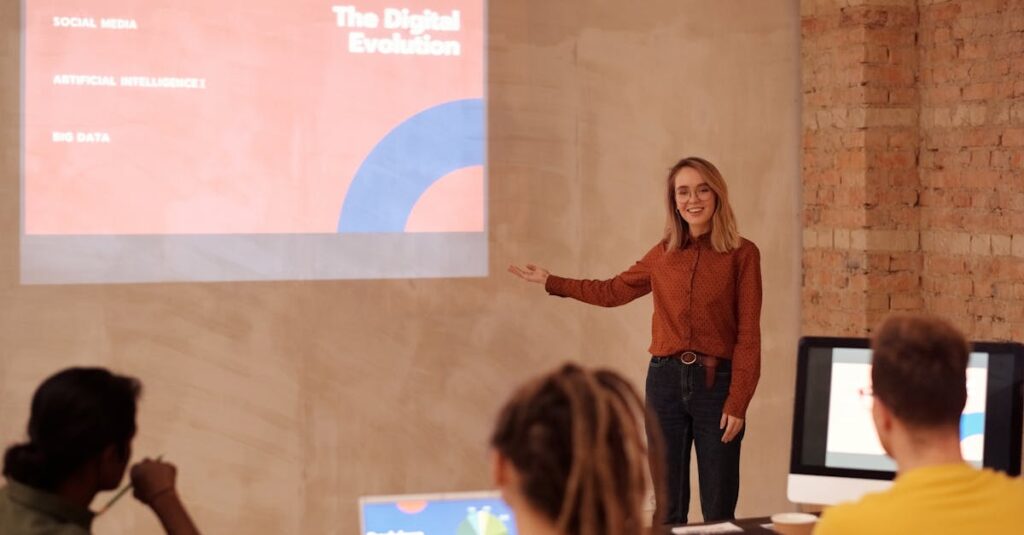 Tela de computador mostrando gráficos de crescimento no YouTube